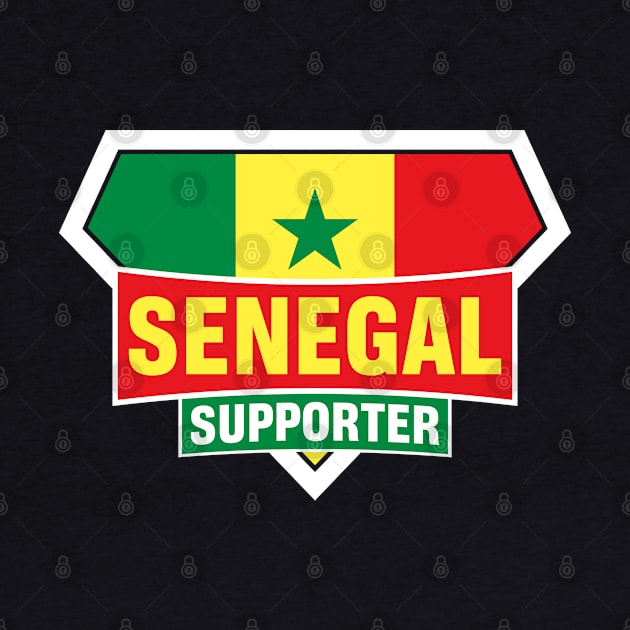 Senegal Super Flag Supporter by ASUPERSTORE